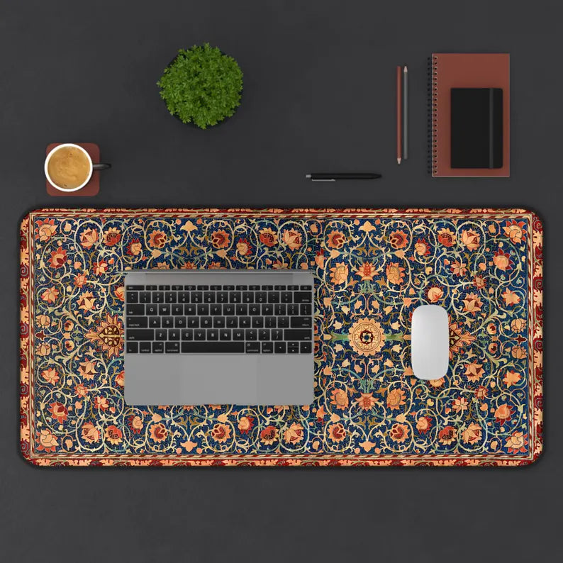 Persian Carpet Desk Mat β Large Gaming Mouse Pad with Oriental Rug Design for Office & Home